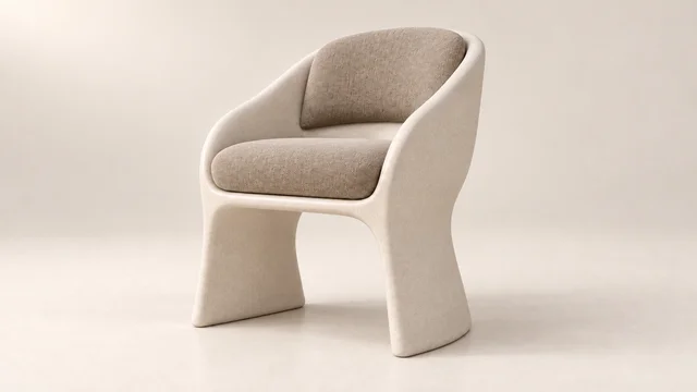 MONOLITH DINING CHAIR — Rechts ¾