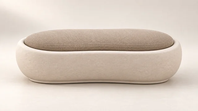 COVE OTTOMAN — Hinten