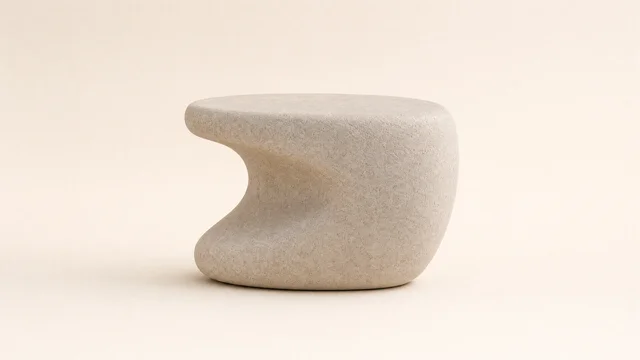 PEBBLE SIDE TABLE — Vorne