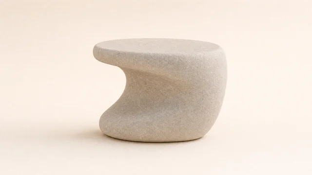 PEBBLE SIDE TABLE — Links ¾