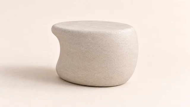PEBBLE SIDE TABLE — Rechts ¾